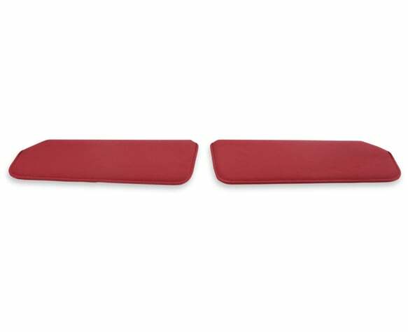 88-98 Chevy Silverado GMC Sierra OBS Chevy truck truck Series Trucks Chevy Silverado GMC Sierra OBS Chevy truck truck Foamback Sunvisor Pair-Cloth-Red 05-345
