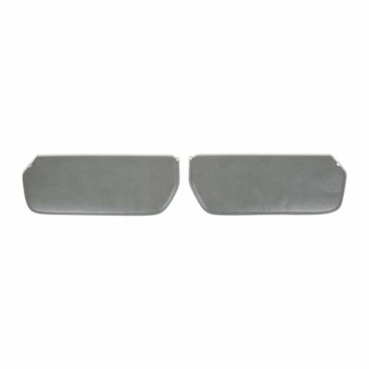 Fits 1973-87 C/K Series Trucks; C/K Foamback Sunvisor Pair-Vinyl-Charcoal 05-362