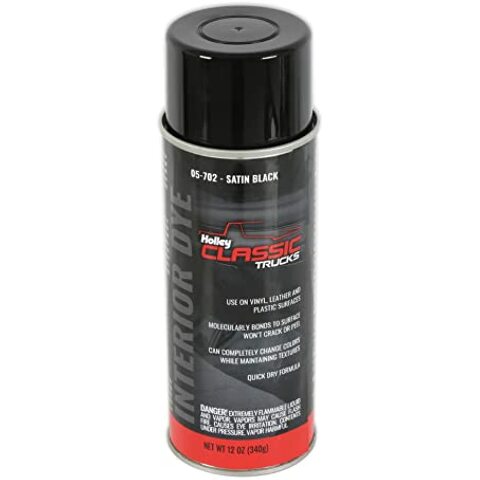 Works On Metal, Plastic, Vinyl, & Leather; Interior Dye - Satin Black-05-702