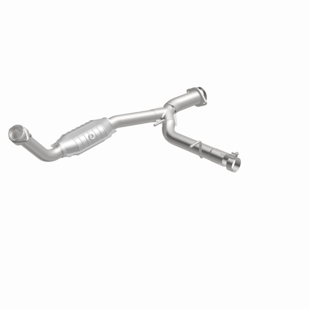 MagnaFlow direct-fit catalytic converter fits 2005-2006 Ford Expedition 5.4L and 05 Expedition passenger side 5.4L passenger side stainless steel CARB compliant OBDII 49411