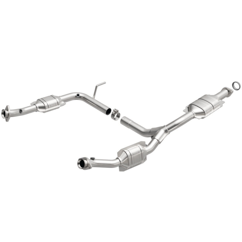 MagnaFlow direct-fit catalytic converter fits 2004-2005 Ford Explorer and Mercury Mountaineer and 05 Explorer 2/4wd 4.0L stainless steel CARB compliant 458030