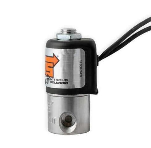 NOS powershot wet basic nitrous kit without injector plate - black - 05000BNOS -4AN 10 lb solenoid 2493