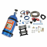 NOS nitrous oxide systems () super powershot 100,125,150 hp -4AN 10 lb blue wet plate solenoid 05101NOS