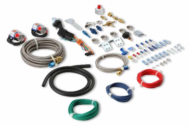 NOS import nitrous system dry design 10 lb blue solenoid 05122NOS
