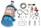 NOS nitrous system universal -4AN 10 lb stainless steel blue red wet 05131NOS
