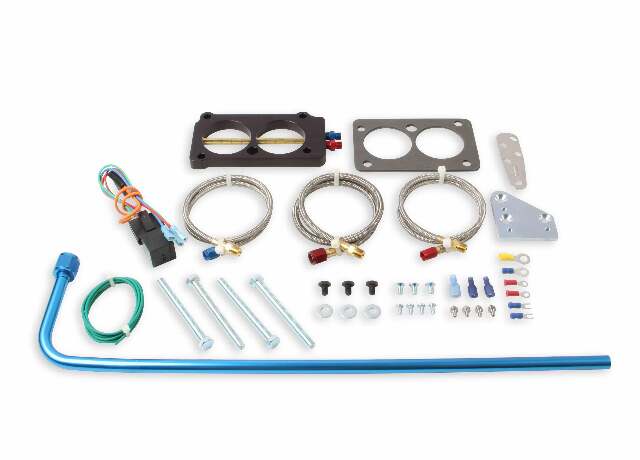 NOS plate wet nitrous system - GM -4AN 10 lb blue red 05151NOS