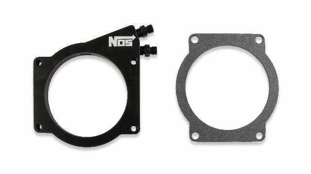 NOS plate wet nitrous system - GM - 05164BNOS -6AN 10 lb black EFI 2493