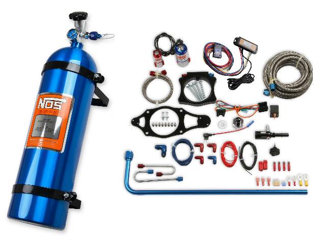 NOS plate wet nitrous system - GM -6AN 10 lb blue red black 05219NOS