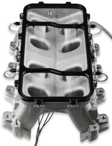 NOS dry nitrous plate system for Holley LS hi ram intake manifoldblack 05500BNOS 10 lb clear single stage 2493