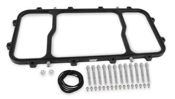 NOS dry nitrous plate system for Holley LS hi ram intake manifoldblack 05500BNOS 10 lb clear single stage 2493