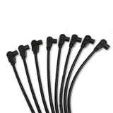 Spark Plug Wire Set Universal 8mm Silicone Spiro Pro 90? 350 ohm/ft Black 73061