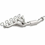 MagnaFlow direct-fit catalytic converter for 2006-2010 BMW M5 5.0L passenger side stainless steel CARB compliant OBDII 49804