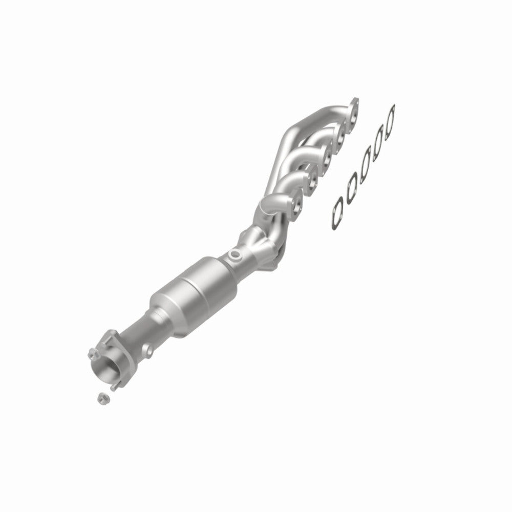 MagnaFlow direct-fit catalytic converter for 2006-2010 BMW M5 5.0L passenger side stainless steel CARB compliant OBDII 49804