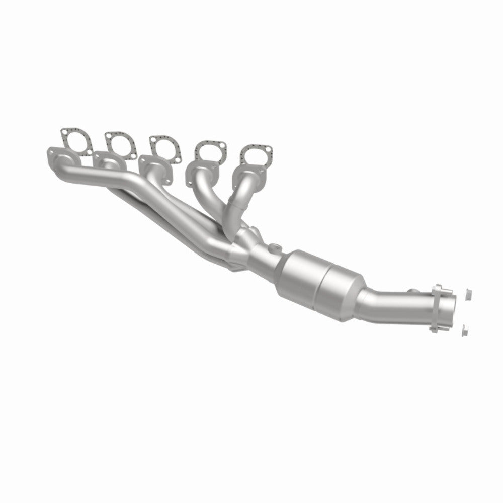 MagnaFlow direct-fit catalytic converter for 2006-2010 BMW M5 5.0L passenger side stainless steel CARB compliant OBDII 49804