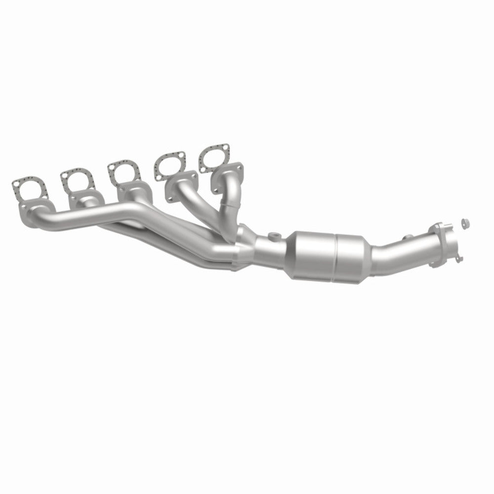 MagnaFlow direct-fit catalytic converter for 2006-2010 BMW M5 5.0L passenger side stainless steel CARB compliant OBDII 49804