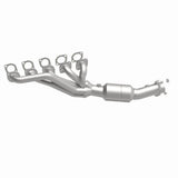 MagnaFlow direct-fit catalytic converter for 2006-2010 BMW M5 5.0L passenger side stainless steel CARB compliant OBDII 49804