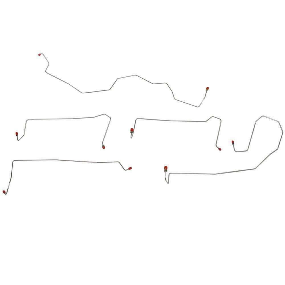 Front Brake Line Kit for 2013 06-08 Chevy HHR All Wheel ABS drum brakes stainless steel