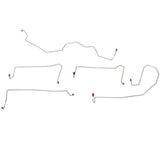 Front Brake Line Kit for 2013 06-08 Chevy HHR All Wheel ABS drum brakes stainless steel