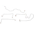 Front Brake Line Kit for 2006-2008 Chevy HHR AWABS ABS drum brakes steel
