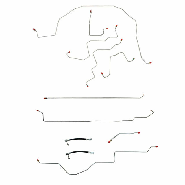 t 06-08 Dodge Ram 1500 Brake Line Kit 2WD Reg Cab/Short Bed RWABS Fine Lines