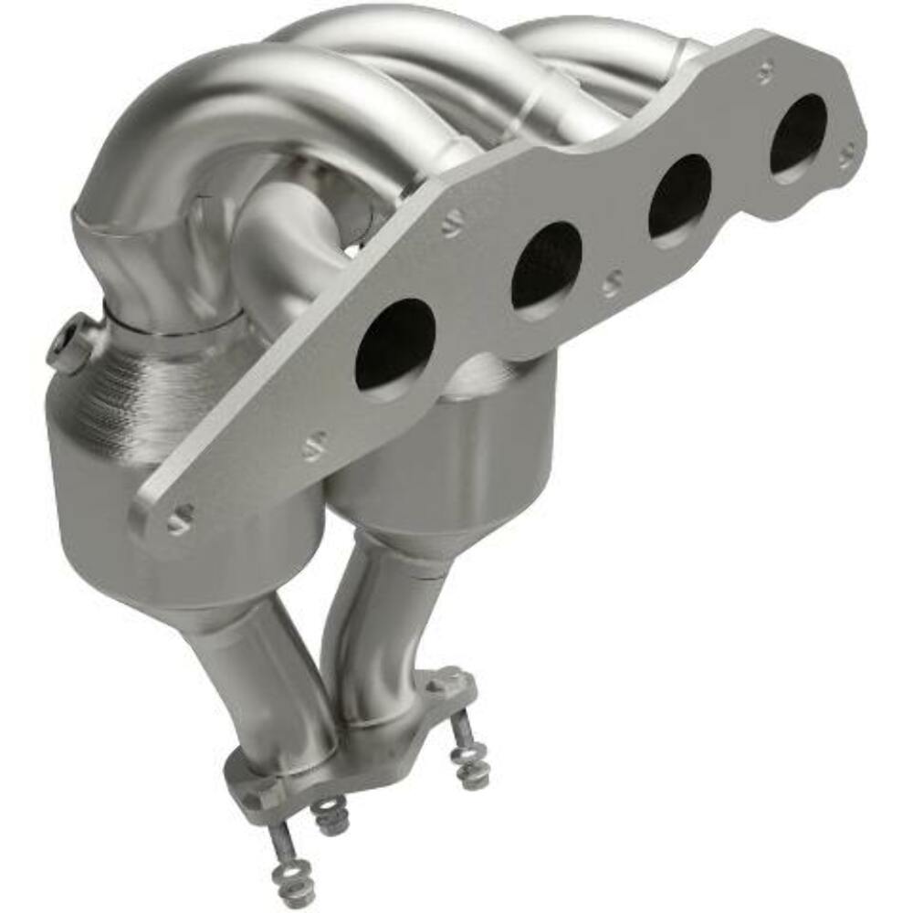 MagnaFlow direct-fit catalytic converter fits 2004-2012 Mitsubishi Galant and 2006-2012 Mitsubishi Eclipse. Hardware is included to eliminate the hassle of working with corroded fa