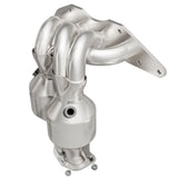 MagnaFlow direct-fit catalytic converter fits 2004-2012 Mitsubishi Galant and 2006-2012 Mitsubishi Eclipse. Hardware is included to eliminate the hassle of working with corroded fa
