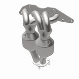 MagnaFlow direct-fit catalytic converter fits 2004-2012 Mitsubishi Galant and 2006-2012 Mitsubishi Eclipse. Hardware is included to eliminate the hassle of working with corroded fa