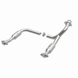 MagnaFlow direct-fit catalytic converter fits 2006-2010 Ford Explorer, 2007-2010 Ford Explorer Sport Trac, and additional vehicles and 2006-2009 Expl/Mtnr 4.6L stainless steel CARB