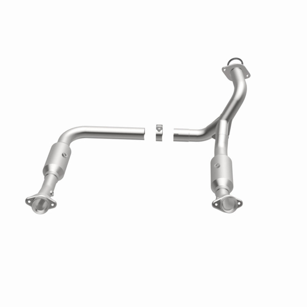 MagnaFlow direct-fit catalytic converter fits 2006-2010 Ford Explorer, 2007-2010 Ford Explorer Sport Trac, and additional vehicles and 2006-2009 Expl/Mtnr 4.6L stainless steel CARB