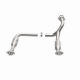 MagnaFlow direct-fit catalytic converter fits 2006-2010 Ford Explorer, 2007-2010 Ford Explorer Sport Trac, and additional vehicles and 2006-2009 Expl/Mtnr 4.6L stainless steel CARB