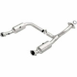 MagnaFlow direct-fit catalytic converter fits 2006-2010 Ford Explorer, 2007-2010 Ford Explorer Sport Trac, and additional vehicles and 2006-2009 Expl/Mtnr 4.6L stainless steel CARB