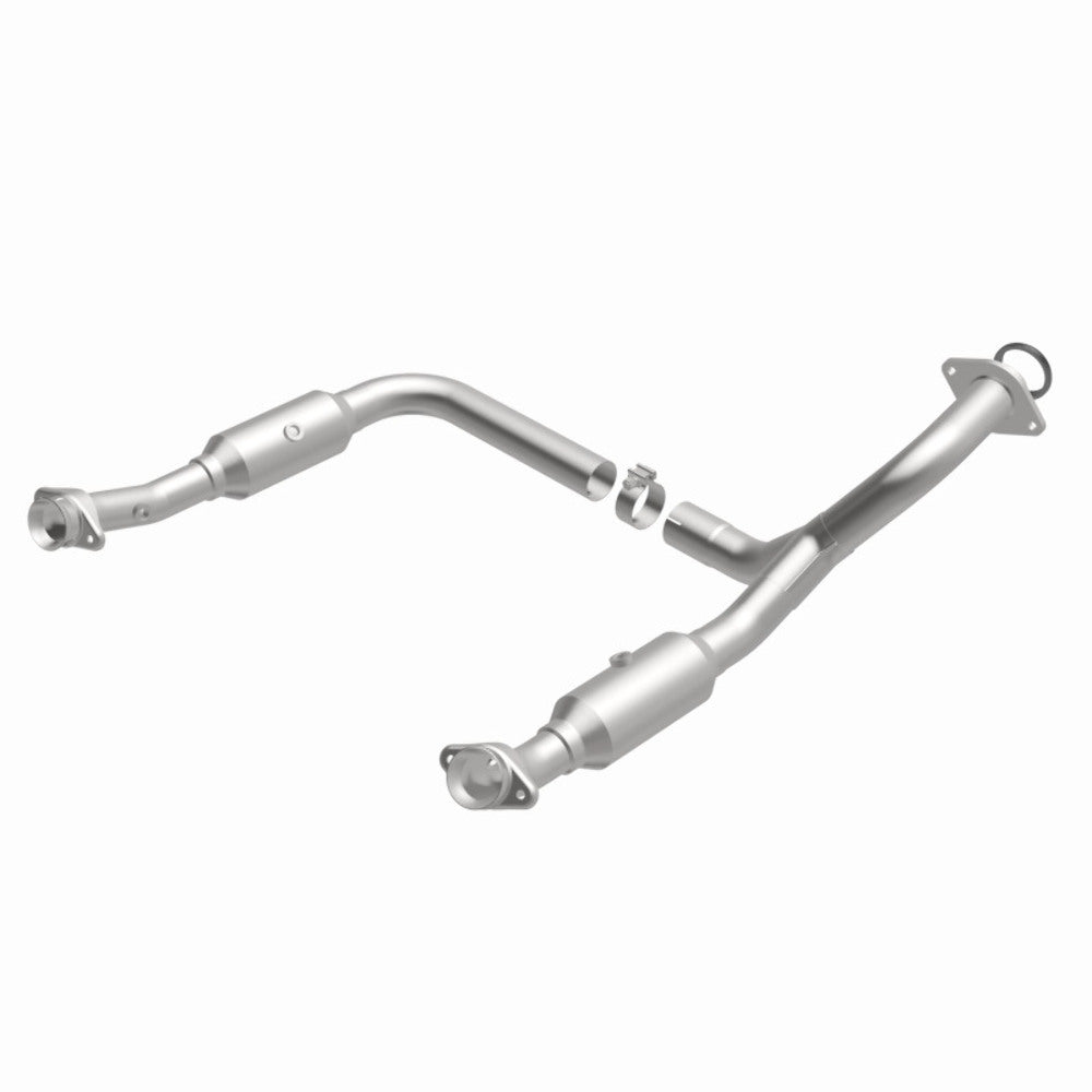 MagnaFlow direct-fit catalytic converter fits 2006-2010 Ford Explorer, 2007-2010 Ford Explorer Sport Trac, and additional vehicles and 2006-2009 Expl/Mtnr 4.6L stainless steel CARB