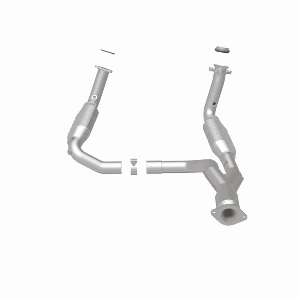 MagnaFlow direct-fit catalytic converter fits 2006-2009 Chevrolet Trailblazer, 2007-2009 GMC Envoy, and additional vehicles and 2006-2009 TB/Envoy 5.3/6.0 5.3 inch inlet/outlet sta