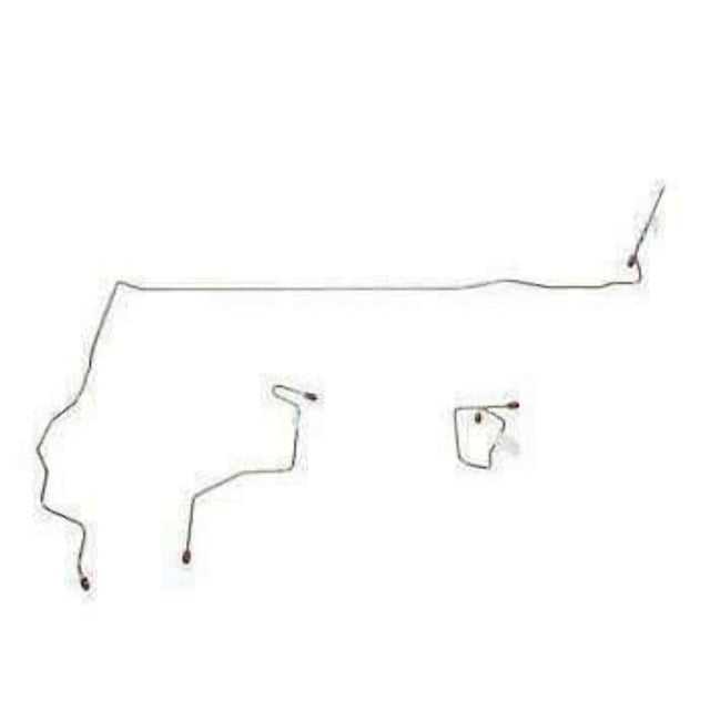 t 06-10 Hummer H3 Front Brake Line Kit Stainless Steel Fine Lines