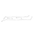 Intermediate Brake Line Kit for 2013 06-10 Hummer H3 stainless steel