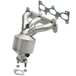 MagnaFlow direct-fit catalytic converter for Kia Optima 2.7L stainless steel CARB compliant 452036