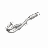 MagnaFlow direct-fit catalytic converter fits 06 Murano 3.5 V6 AWD 3.5 inch inlet/outlet stainless steel CARB compliant 49209