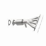 MagnaFlow direct-fit catalytic converter fits 2004-2010 Chevrolet Malibu, 2006-2010 Pontiac G6, and more, this and 06 Pontiac G6 2.4L stainless steel Federal EPA compliant OBDII 50