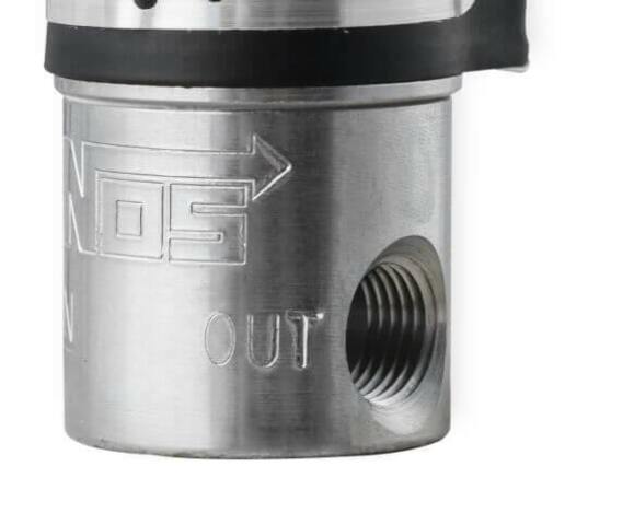 NOS single fogger wet nitrous system - Ford - 06018BNOS -4AN 10 lb stainless steel black plate 2493