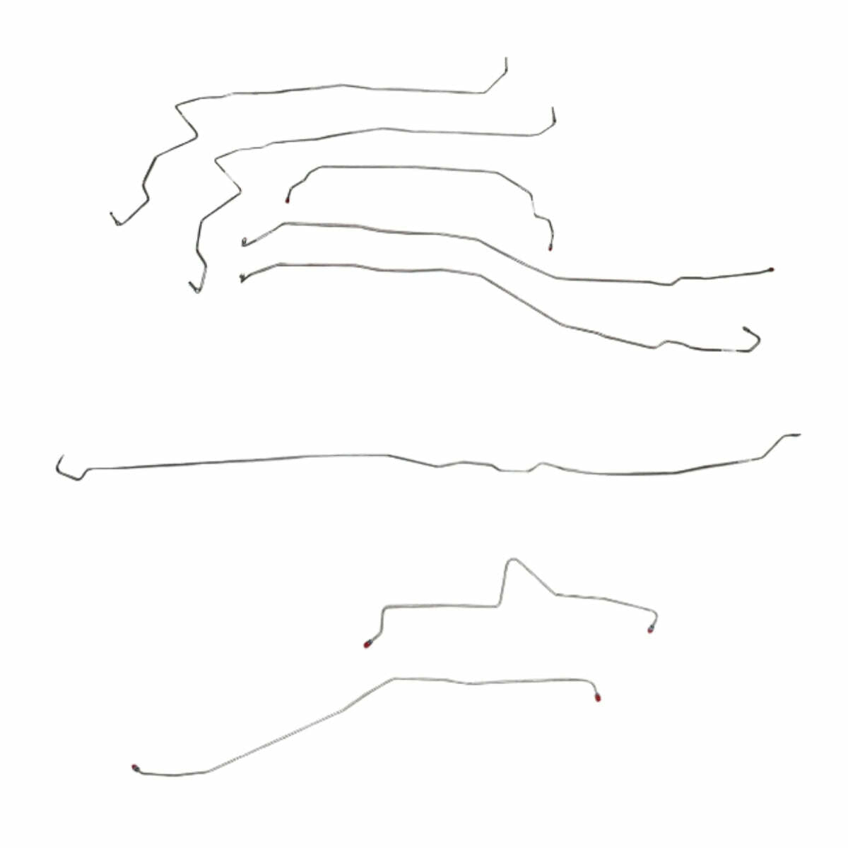 Brake Line Kit for 07-08 Chevy 2500 HD short bed stainless steel