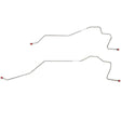 Brake Line Kit for 2007-2008 Chevy Silverado 1500 Rear Axle drum brakes steel