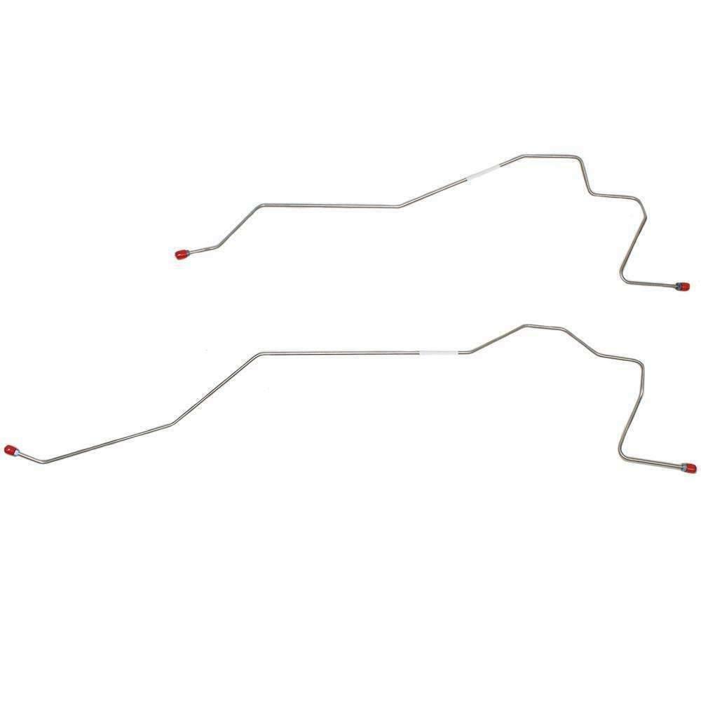 Brake Line Kit for 2007-2008 Chevy Silverado 1500 Rear Axle drum brakes steel