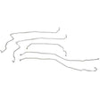 Complete Brake Line Kit for 2013 07-08 Chevy Silverado 2500 HD Crew Cab/ ABS short bed stainless steel