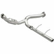 MagnaFlow direct-fit catalytic converter fits 2007-2008 Ford Expedition and Lincoln Navigator. Hardware is included to eliminate the hassle of working with corroded factory parts. 