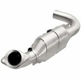 MagnaFlow direct-fit catalytic converter fits 2007-2008 Ford Expedition 5.4L and 2007-2008 Lincoln Navigator 5.4L driver side stainless steel CARB compliant OBDII 49498