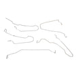 Front Brake Line Kit for 2007-2008 Chevy Silverado 1500 4WD drum brakes steel