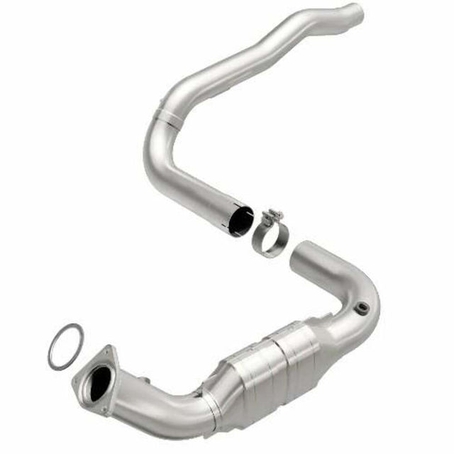 MagnaFlow direct-fit catalytic converter fits 2007-2008 Chevrolet Suburban 2500 and GMC Yukon XL 2500 and 2007-2008 Sub XL 6.0 driver side driver side stainless steel CARB complian