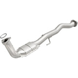 MagnaFlow direct-fit catalytic converter fits 2007-2008 Chevrolet Suburban 2500 6.0L and 2007-2008 GMC Yukon XL 2500 6.0L passenger side stainless steel CARB compliant OBDII 49641