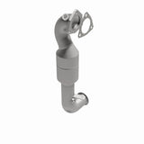 MagnaFlow direct-fit catalytic converter fits 2007-2015 Mini Cooper, 2011-2016 Mini Cooper Countryman, and more, this and 2007-2009 Cooper S turbo frt OE stainless steel CARB compl