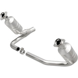 MagnaFlow direct-fit catalytic converter fits 2007-2009 Dodge Dakota and Mitsubishi Raider. Hardware is included to eliminate the hassle of working with corroded factory parts. Not